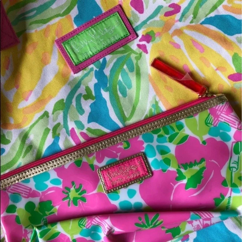 Lilly Pulitzer Estēe Lauder Tote, Makeup, Pouch - Picture 3 of 9